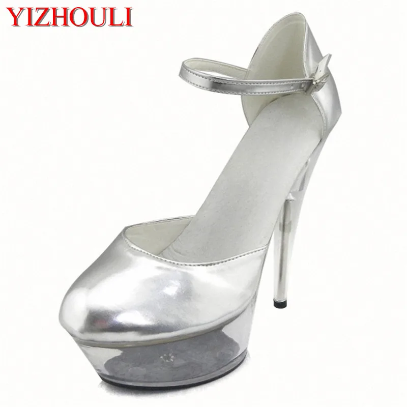 15cm super high heel, transparent crystal, 6 inch bridal party fashion pole  dance heels - купить по выгодной цене | AliExpress