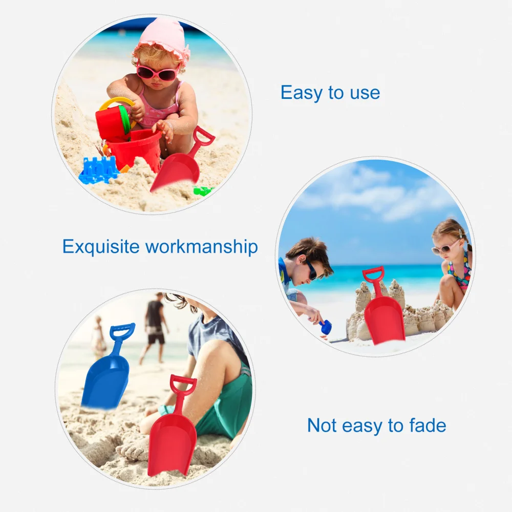 

2pcs Safety Beach Sand Shovels Sand Dredging Toys Interesting Sand Tool Toys