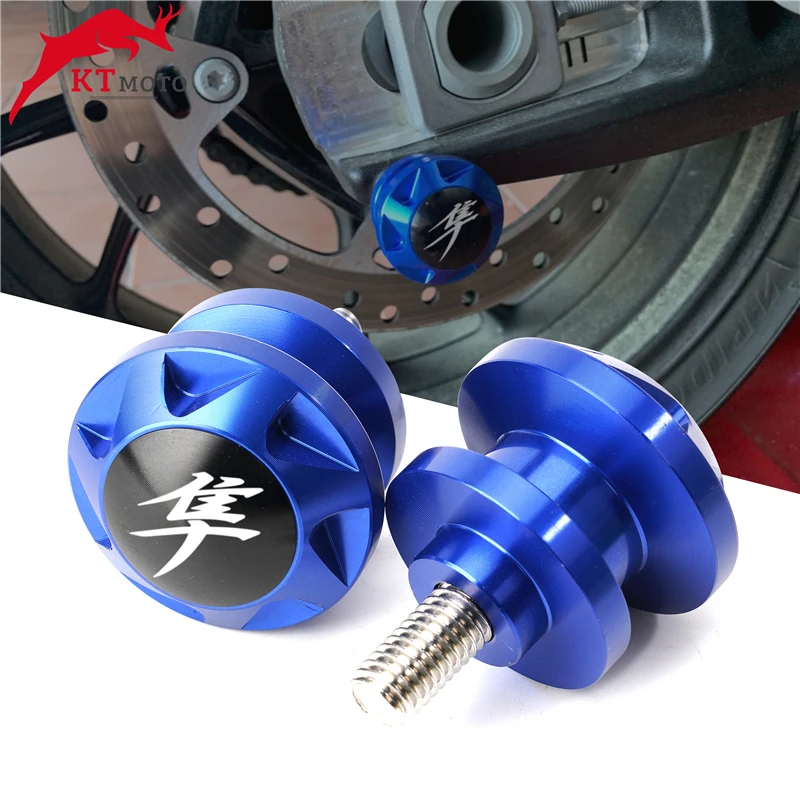 

Для SUZUKI HAYABUSA GSX-R 1300 GSXR1300 1999-2020 2018 2019 M8 Swingarm катушка слайдер стенд винты аксессуары для мотоциклов
