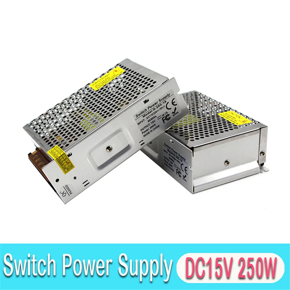Малый объем импульсный источник питания 15V 250W одиночные Выходные Трансформаторы