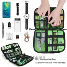 Portable Travel Watch Strap Organizer Watchband Holder Storage Bag Digital Cable Accessories Zipper 
