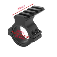 25 4mm 30mm scope mount ring adapter with picatinny rail fit 20mm weaver red dot sight laser flashlight for optics riflescope