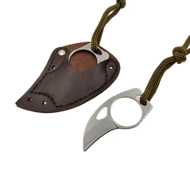 Swayboo интегрированный стальной Тактический Коготь медведя выживания керамбит с