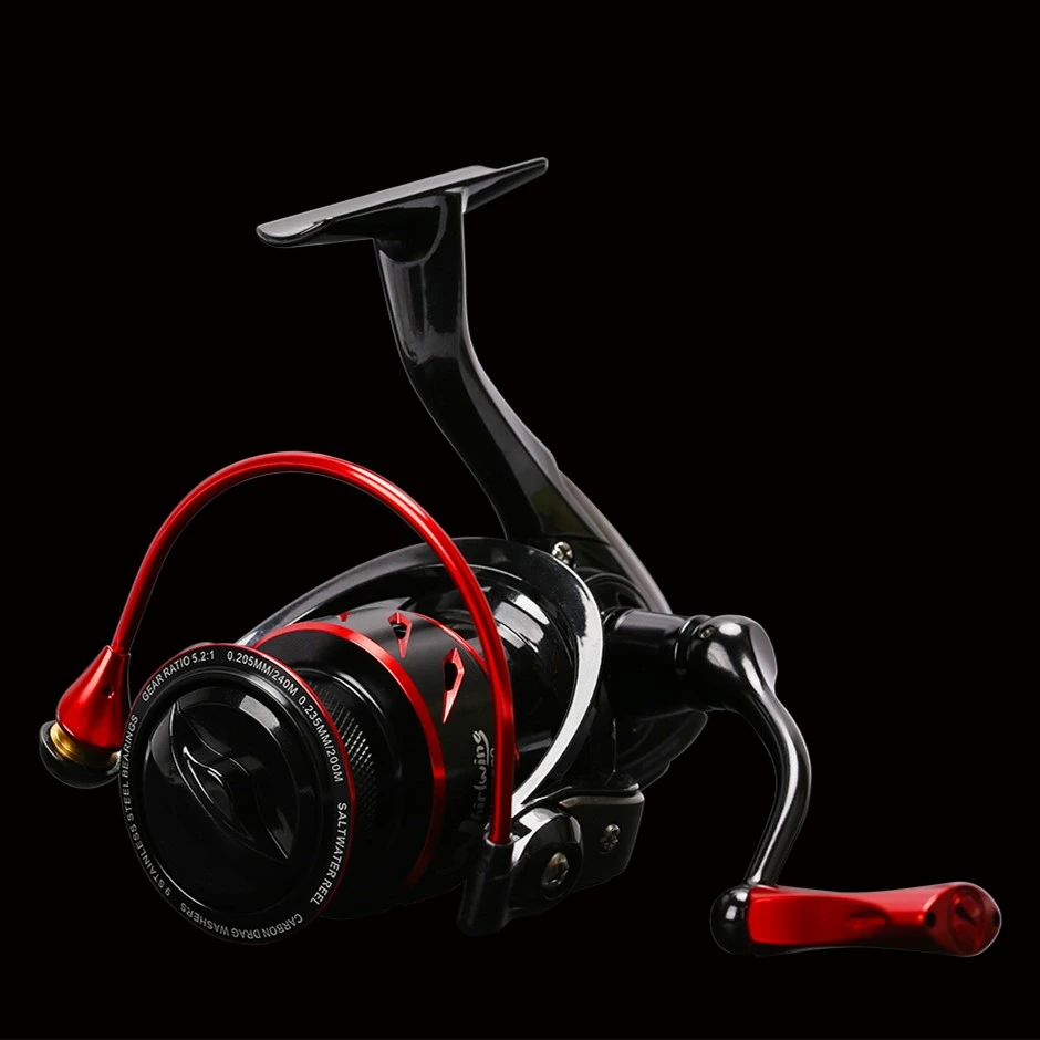 

TSURINOYA Whirlwing 1000 2000 3000 4000 5000 Spinning Fishing Reel Saltwater Metal Handle Carp Fishing Spinning Reel Coils