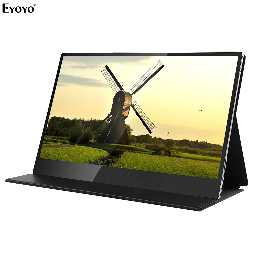 Eyoyo сенсорный Экран HDR Портативный монитор в формате 4K UHD 3840x2160 IPS 15 6 &quotДисплей