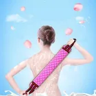 1 шт. щетка для тела с длинным ремешком для душа отшелушивающая щетка для спины скраб для тела полотенце для тела скребок для массажа душа Губка мочалка случайный