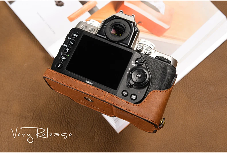 AYdgcam чехол ручной работы из натуральной кожи для камеры полубоди Nikon DF сумка