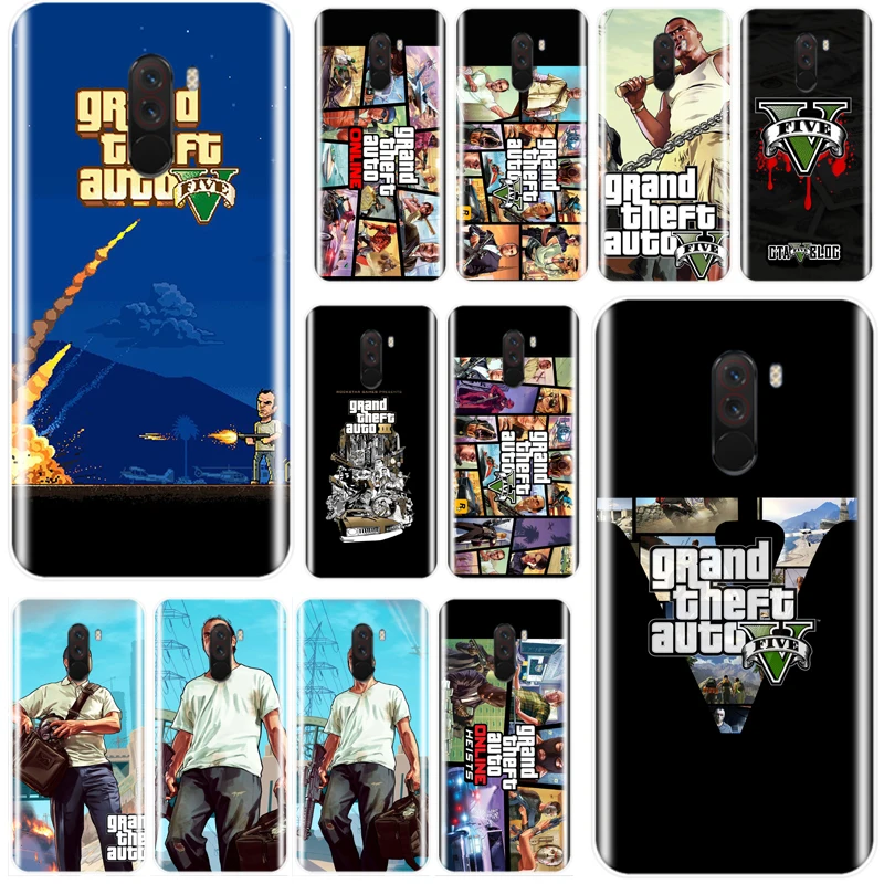 Чехол для телефона Grand Theft Auto GTA V мягкий силиконовый чехол из ТПУ Redmi 4 4A 4X 5A 5 PLUS 6 7 NOTE