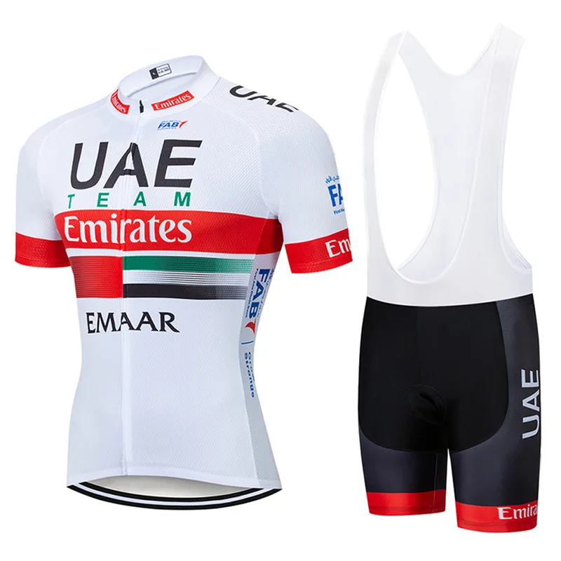 Лето 2019 ОАЭ велосипедная команда Джерси 9D нагрудник набор MTB быстросохнущая