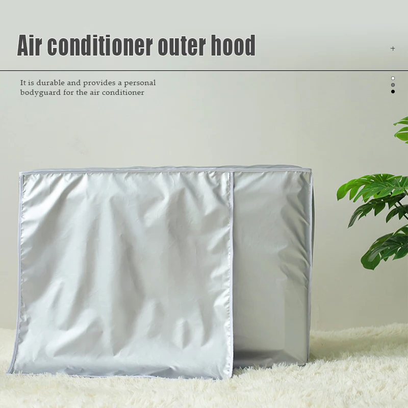 

Outdoor Air Conditioner Cover Main Engine Outer Cover Sunscreen Rainproof Snowproof Dustproof Cover Cleaning Bag