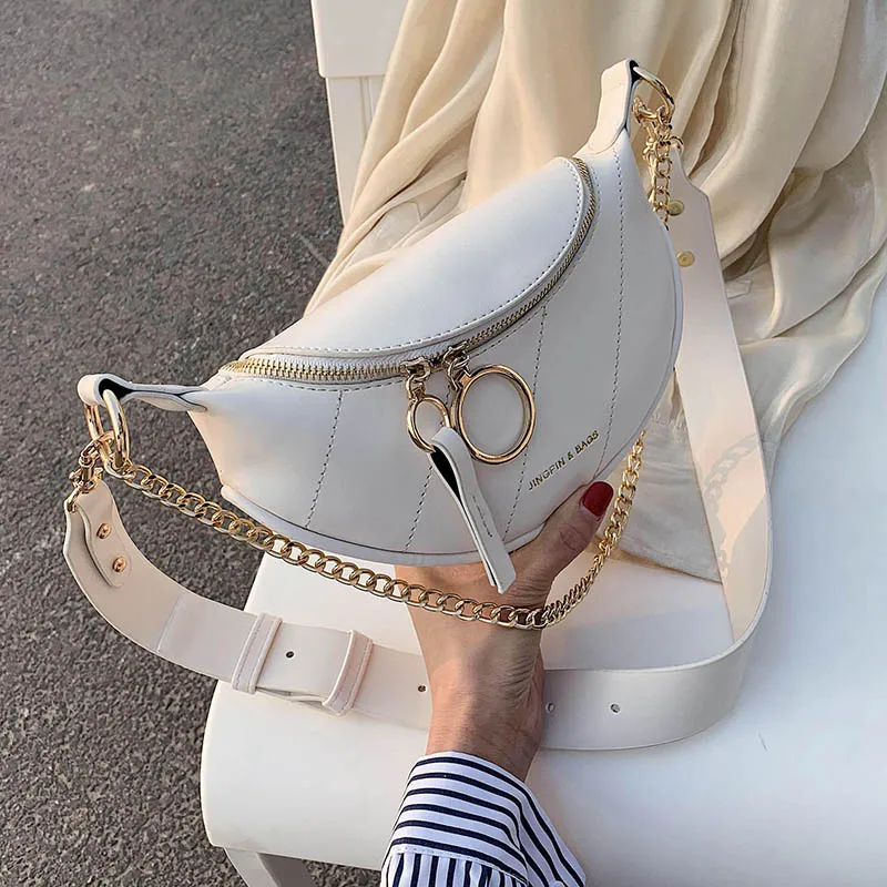 

Solid Color Quality PU Leather Crossbody Bags For Women 2021 Chain Small Shoulder Simple Bag Lady Handbags and Purses