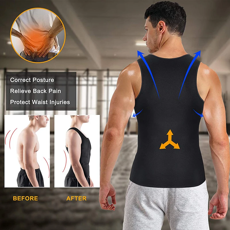 

Men Neoprene Body Shaper Waist Trainer Corset Tummy Control Belt Sauna Slimming Strap Fitness Sweat Shapewear for Fat Burner