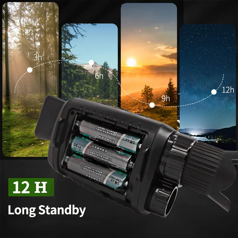 Монокуляр ночного видения 2K мощный телескоп цифровое устройство дальнего