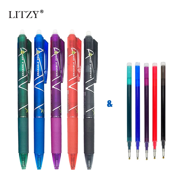 Ручка гелевая стираемая LITZY 0 5 мм 6 шт./партия | Гелевые ручки