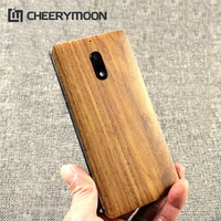 wood grain decorative back for nokia 6 mobile phone nokia 7 plus protector for nokia7 nokia6 back film stickers with gift