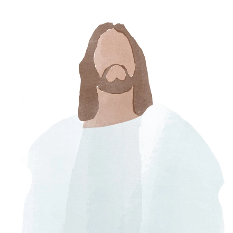 Рисунок на холсте с изображением восстановленного Иисуса Христа | Дом и сад