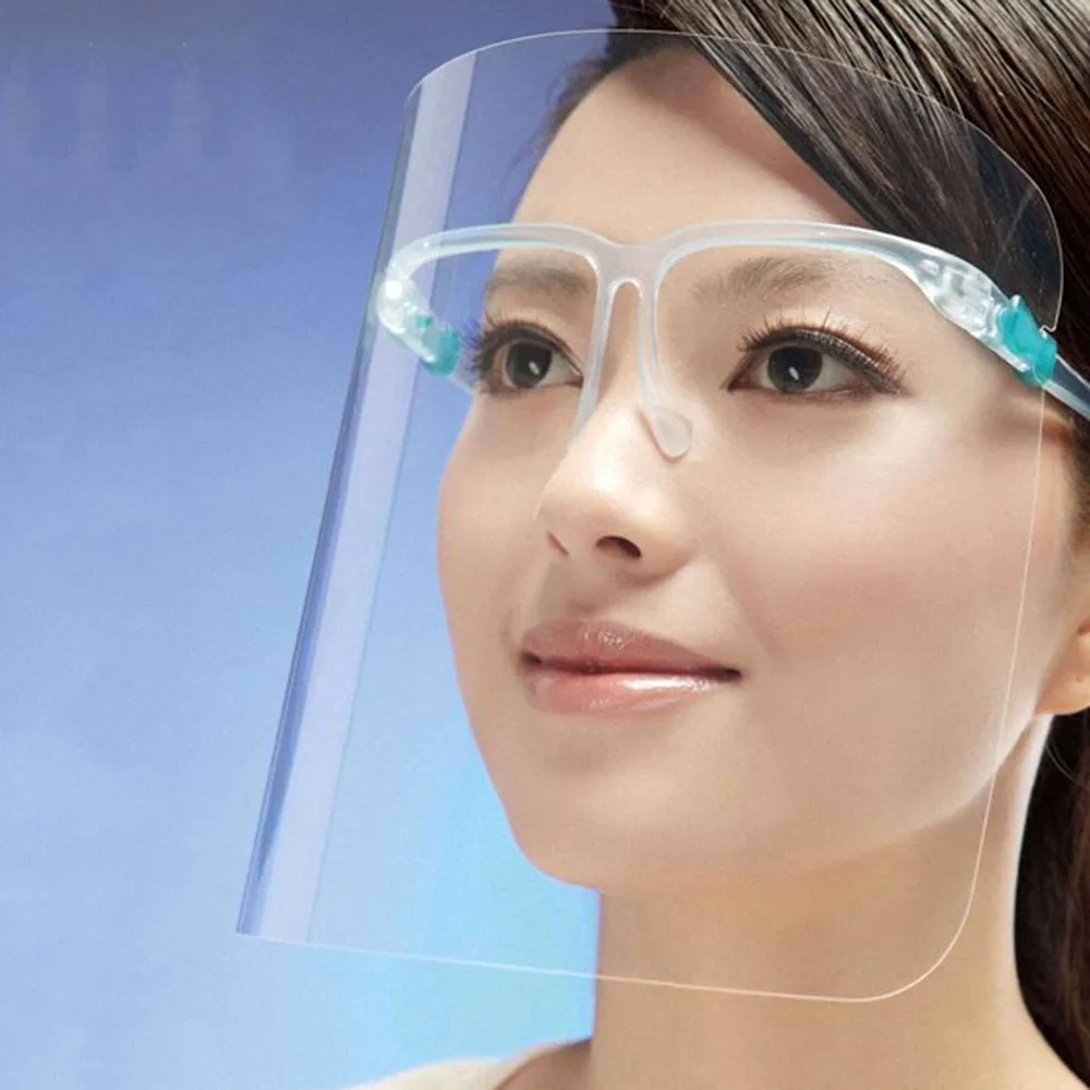 Safety Masks Multifunctional Anti-smoke Anti-fog Protective Mask Oil Splash-proof Transparent Face Shield Screen |