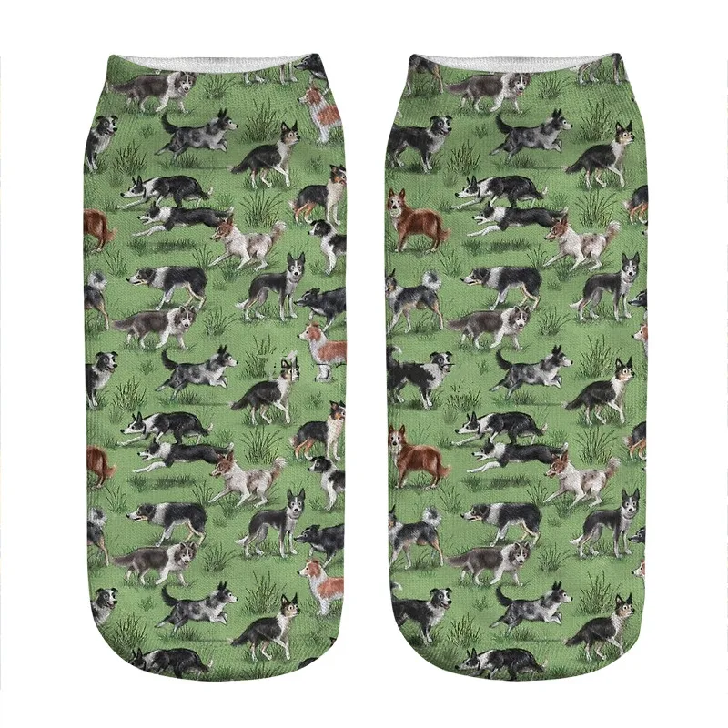 2021 женские носки кавайные с принтом заснеженных сов harajuku счастливые забавные