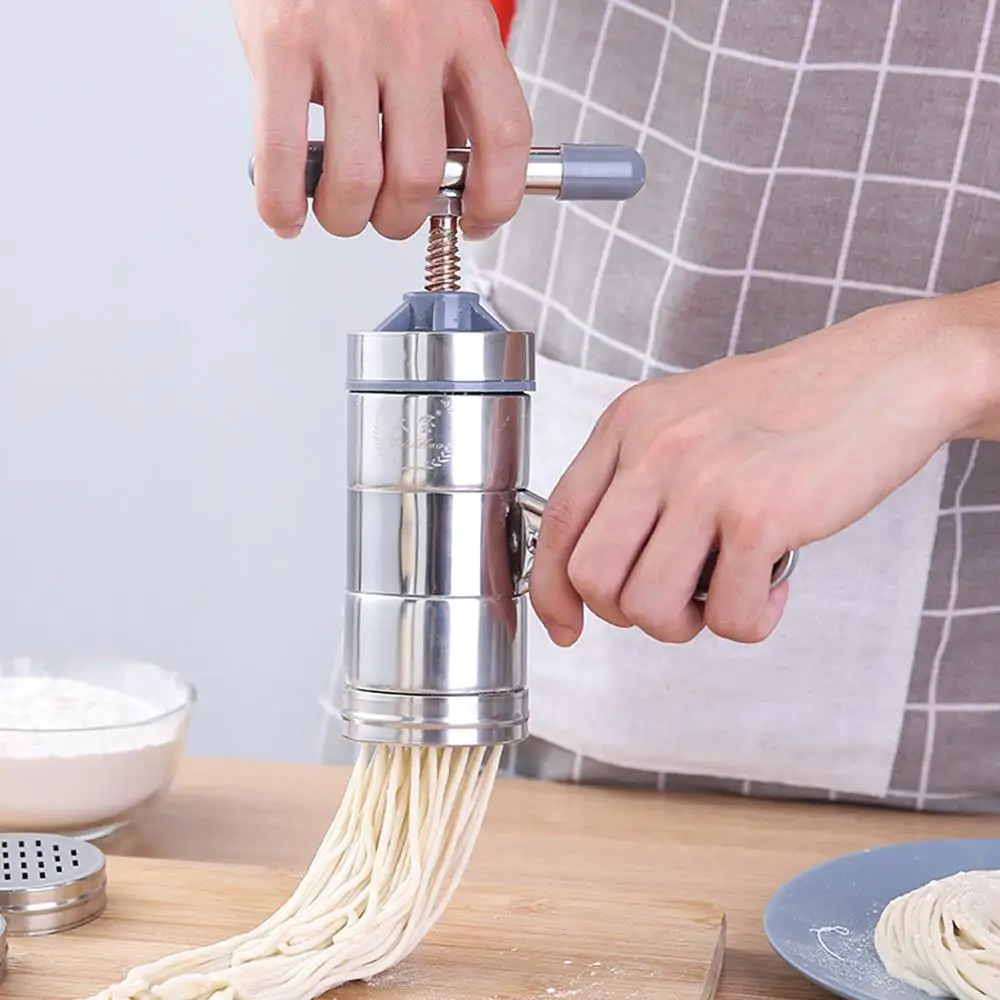 Stainless Steel Noodle Cutter Manual Spaghetti Maker Durable Sturdy Garlic Cutting Chopper Noodles Parsley | Дом и сад