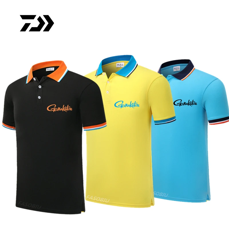

2021 New Summer Quality Cotton Polos Shirt Men Casual Patchwork Male Tops Fishing Clothing Men