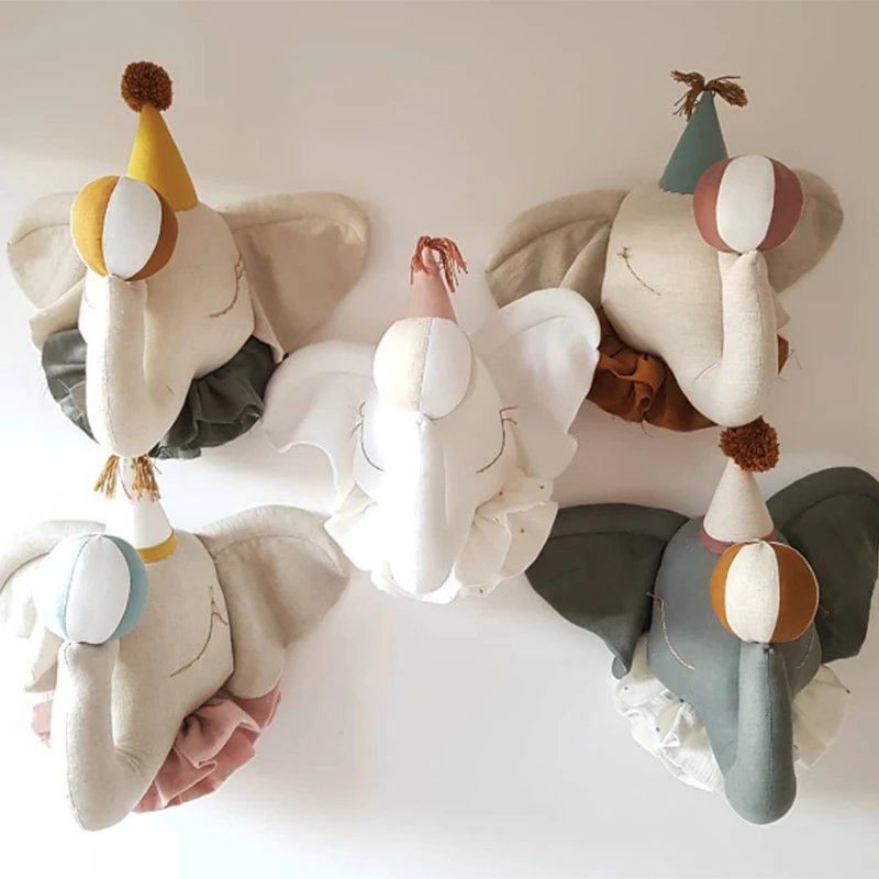 

Elephant new Wall decoration INS Baby kids comfort Xams Gift pelucia peluches Plush Bunny Sleeping Stuffed&Plush toy doll