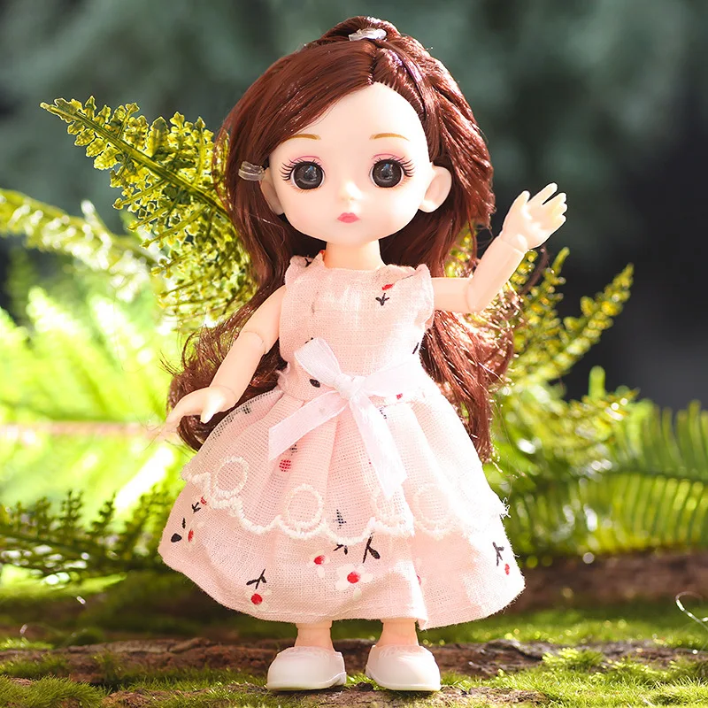 16 см для девочек милые модные корейские комплекты семьи игровые домики изменение