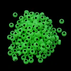 Новинка, 200500 шт, светящиеся английские бусины с буквенным принтом, круглые акриловые бусины в форме сердца, браслеты, сделай сам, ювелирные аксессуары