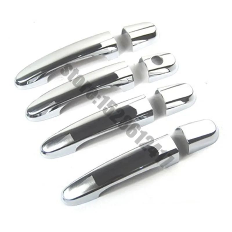 Стайлинг автомобиля хромированная крышка боковой дверной ручки наклейка для