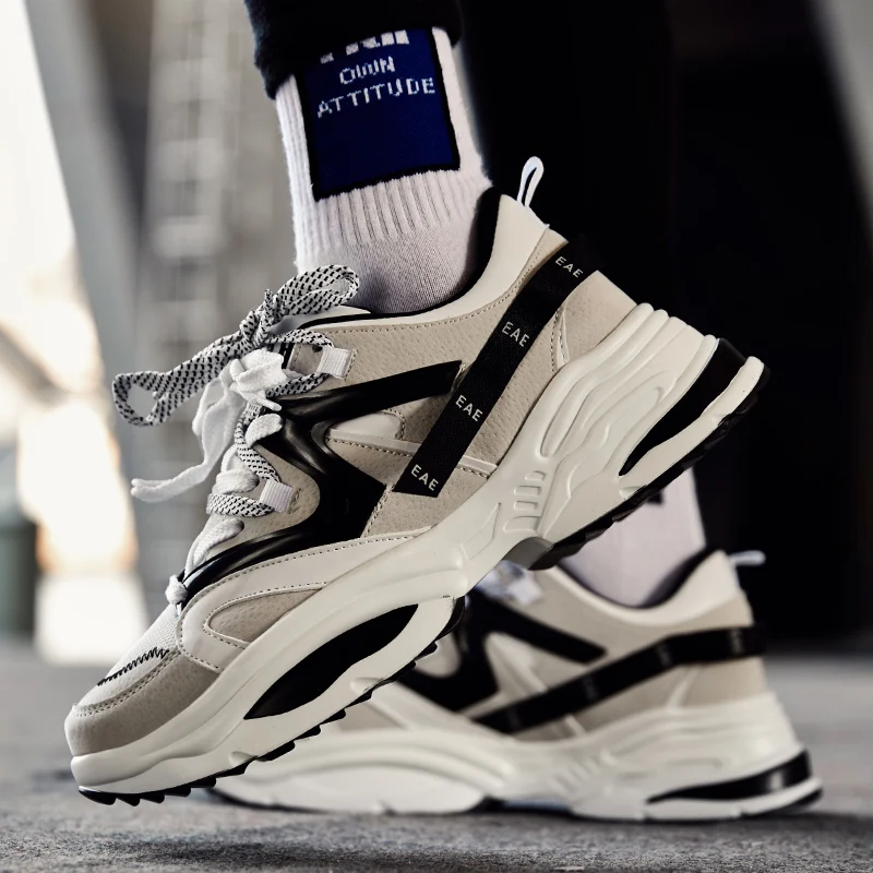 002 Новинка 2020 весенние удобные мужские кроссовки лидер продаж винтажная мужская