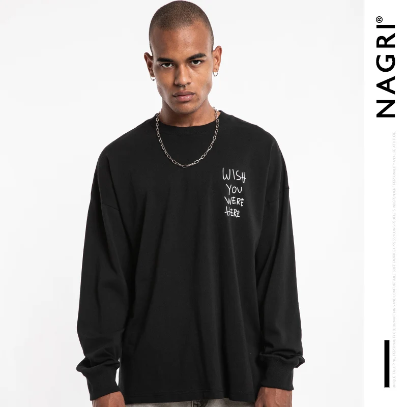 NAGRI 2021 осенние зимние топы повседневный спортивный костюм теплые мужские