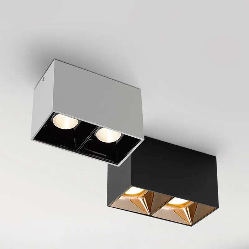 Квадратный светодиодный потолочный светильник с поверхностным креплением 20 Вт 24