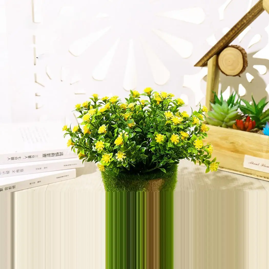 Портативное красивое моделирование цветочного растения бонсай домашнее