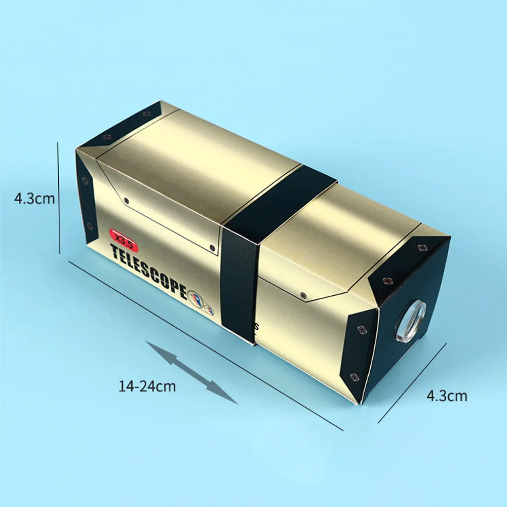DIY бумажный Телескопический сборка модель перископа научная игрушка изобретение