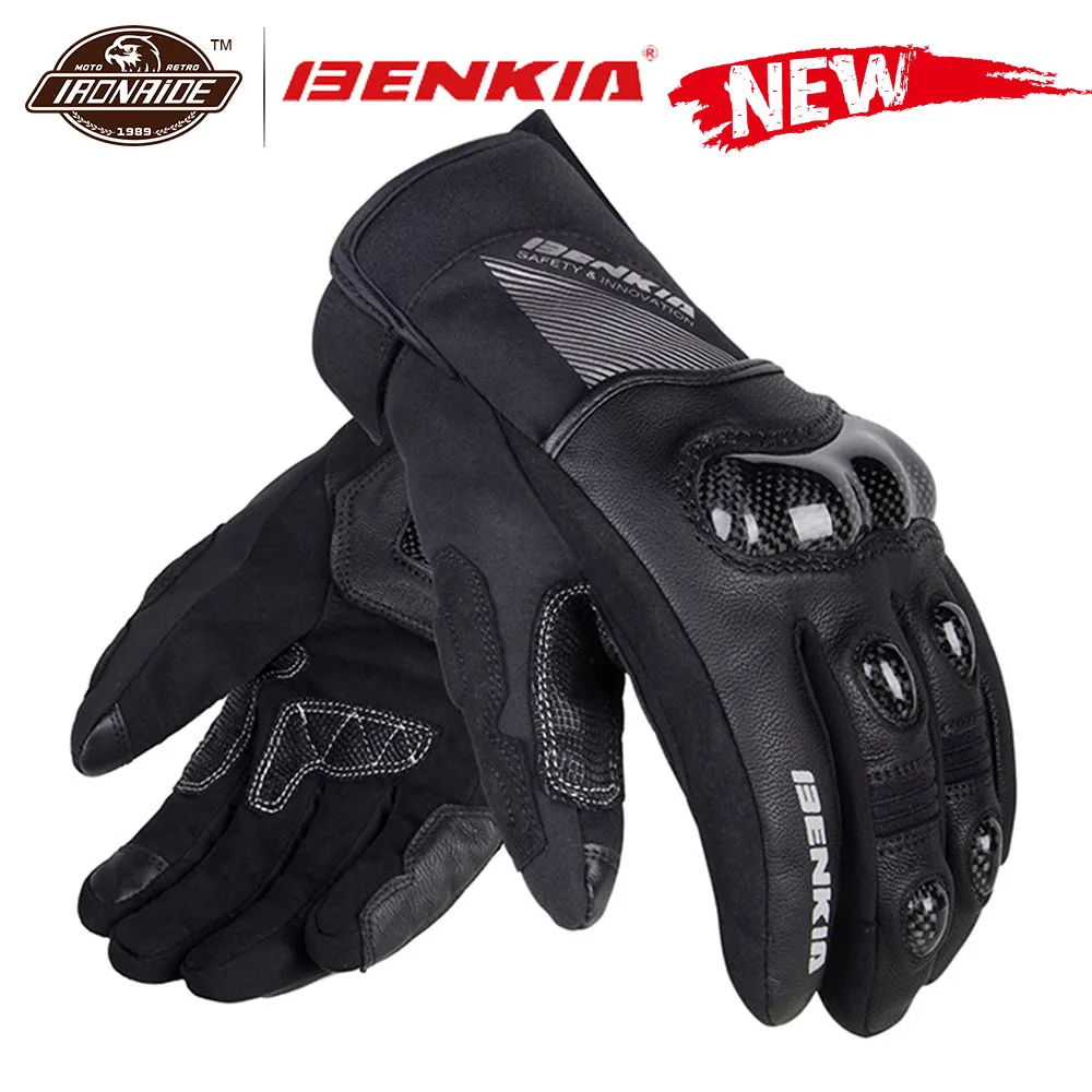 BENKIA водонепроницаемые мотоциклетные перчатки с подогревом Guantes мото USB грелки