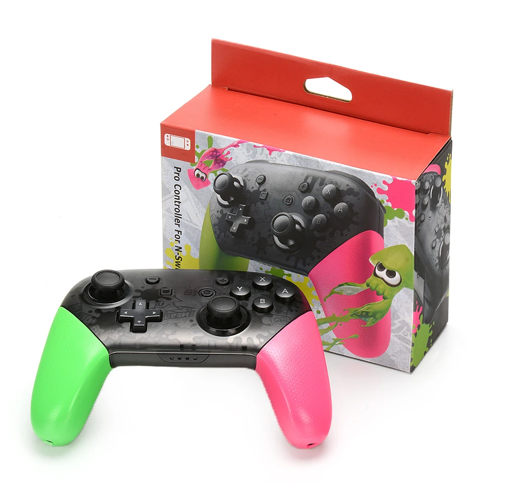 

Ganer 2PCS NEW For Switch Pro Bluetooth Wireless Controller For NS Splatoon2 Remote Gamepad For Nintend Switch Console Joystick
