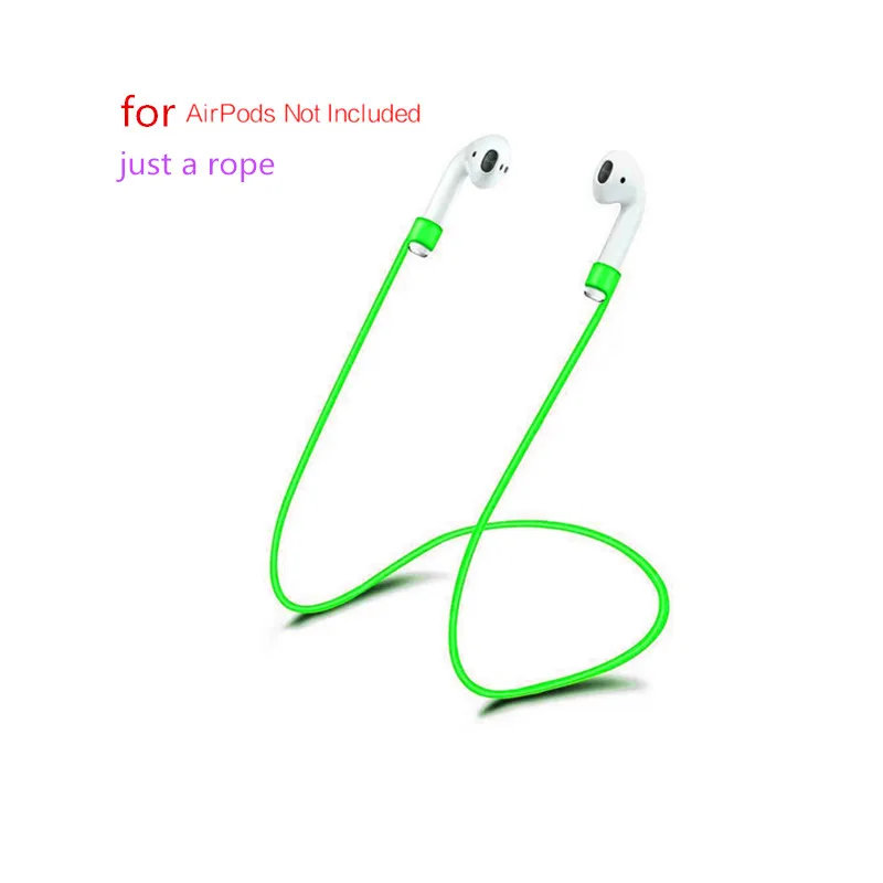 For Airpods Strap Цветной прочный силиконовый чехол для AirPods, защитный чехол для Apple Airpod, зарядный чехол, новинка, Прямая поставка - Цвет: For Airpods Strap