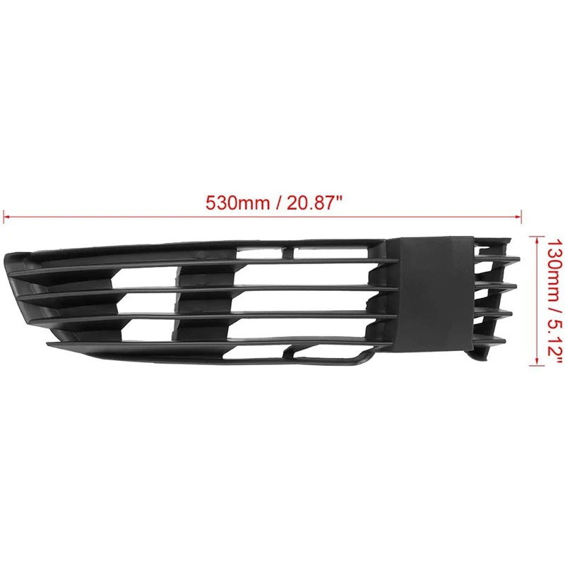 

Front Bumper Lower Side Fog Light Grille Grill for Passat GLS B5 B5.5 02-05 3B0 853 666 LB,3B0 853 665 LB