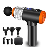 massage gun muscle massager electric fascia gun for body relaxation fitness massager with portable bag