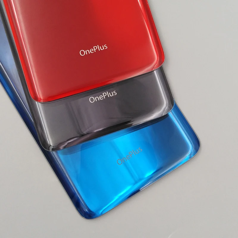 Стеклянная задняя панель Oneplus 7 Крышка корпуса Сменный Чехол для аккумулятора