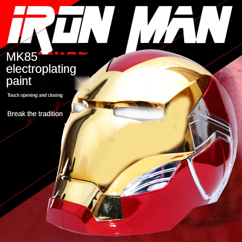 

Ограниченная серия 1/1 Железный человек Mk85 шлем с покрытием маска настоящая носимые Броня Marvel фигура Мстителей