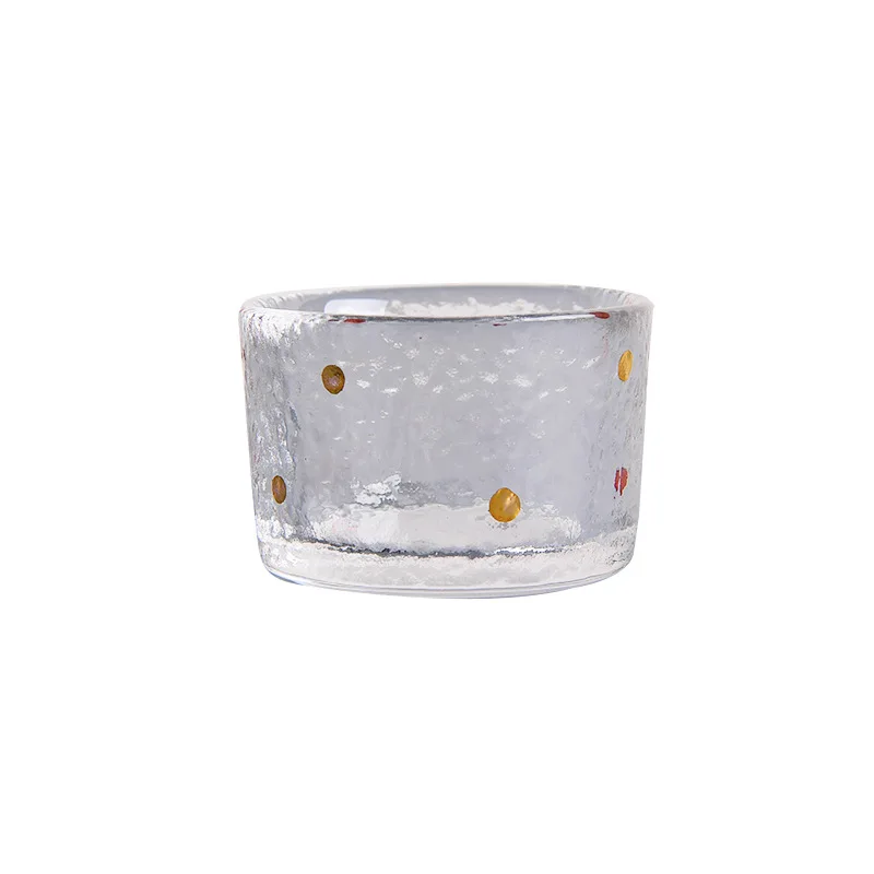 Стекло стеклянная кофейная кружка прозрачная обувь с золотом точка молоток в