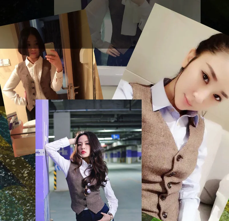 Женский винтажный жилет Блейзер элегантный повседневный пиджак весна лето осень