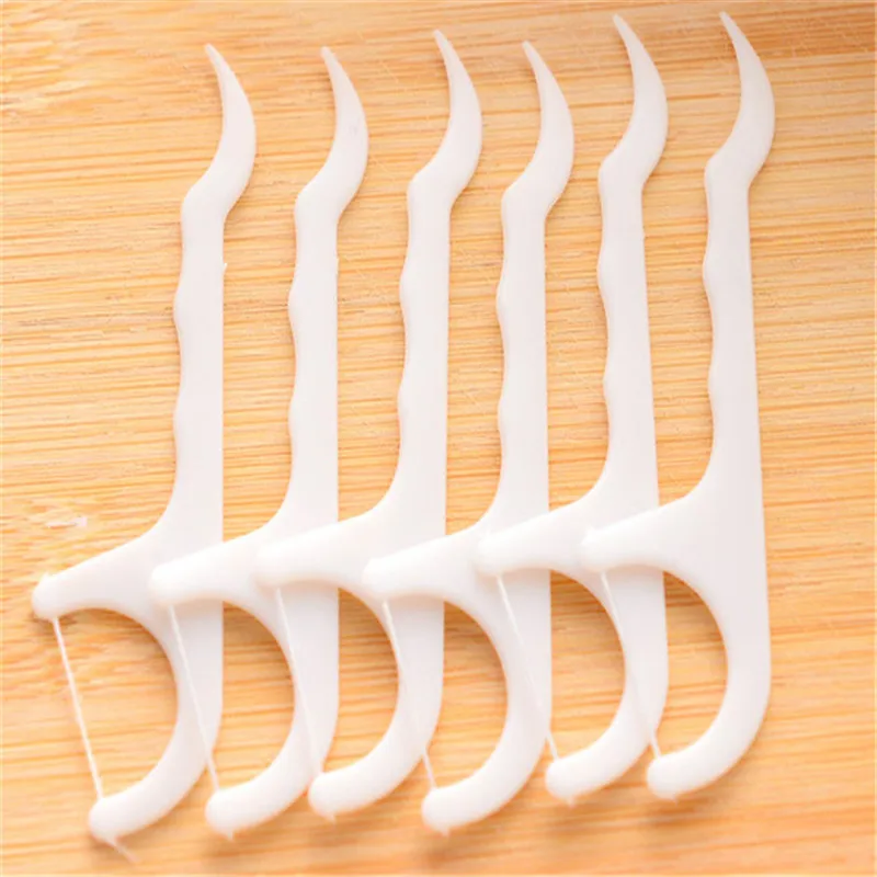 20 шт./лот зубная нить гигиена полости рта стоматологические палочки зубочистка