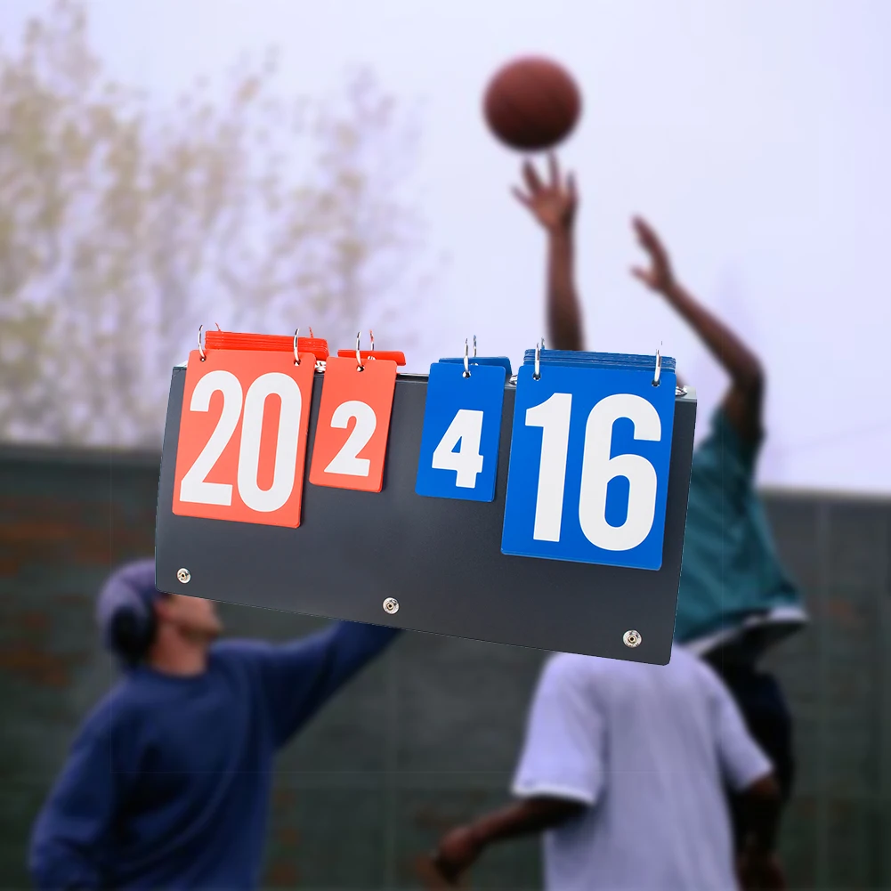 

Counter Scoreboard 4 Digit Table Tennis Multi Sports Competitions Flip Basketball Professional Both Sides Badminton Volleyball