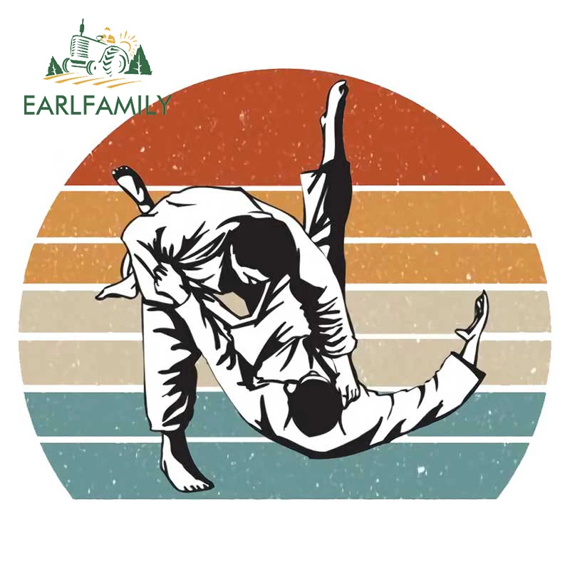 

EARLFAMILY 13 см x 10,5 см для Jiu Jitsu автомобильные наклейки с защитой от царапин