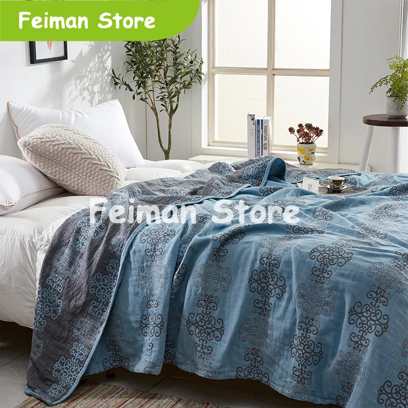 2019 новое летнее одеяло 100% хлопок Марлевое Европейское домашнее постельное белье