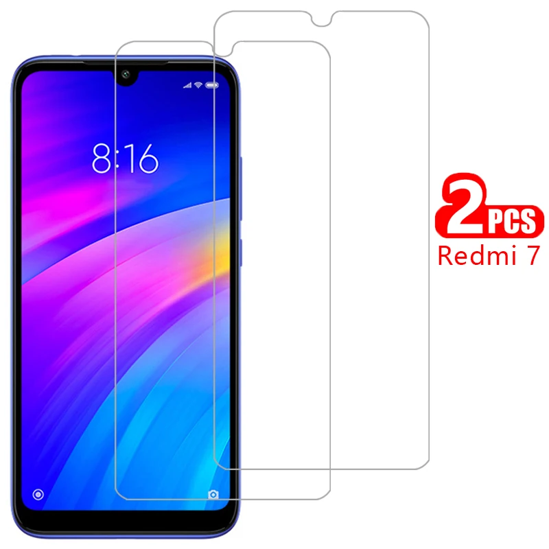 

screen protector tempered glass for xiaomi redmi 7 case cover on redmi7 protective coque ksiomi xiomi xiami xaomi readmi remi 9h