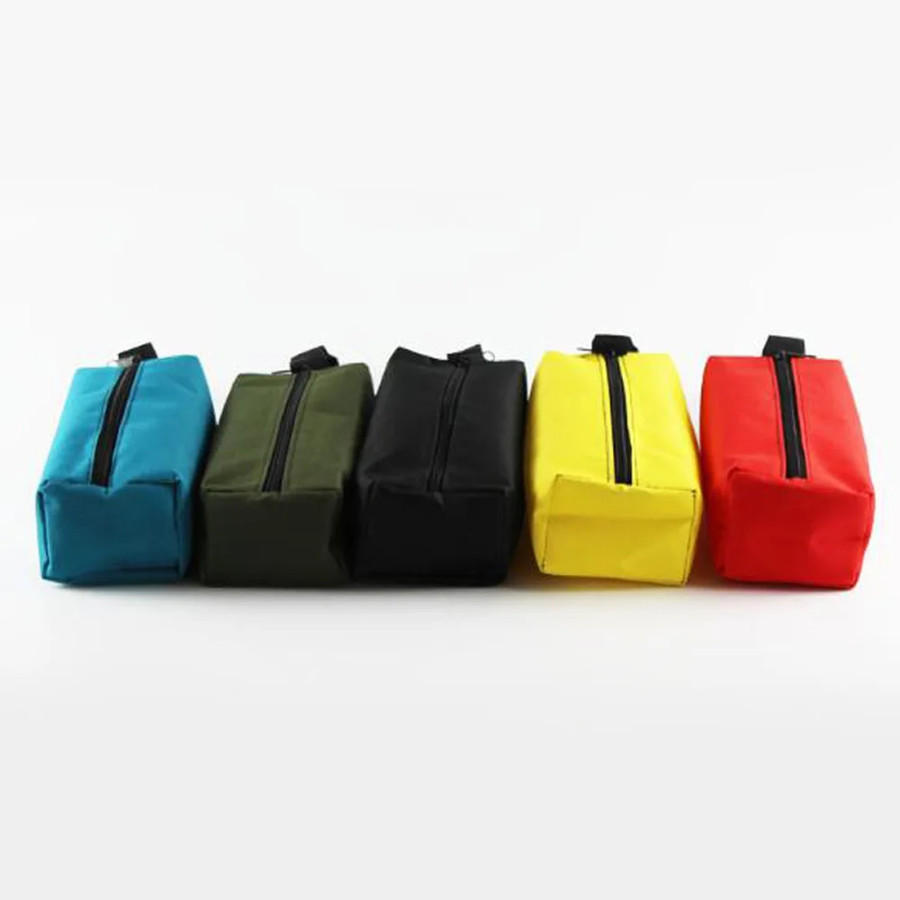 

Zipped Tool Storage Bag Oxford Zipper Pouch Plumber Electrician Portable Case
