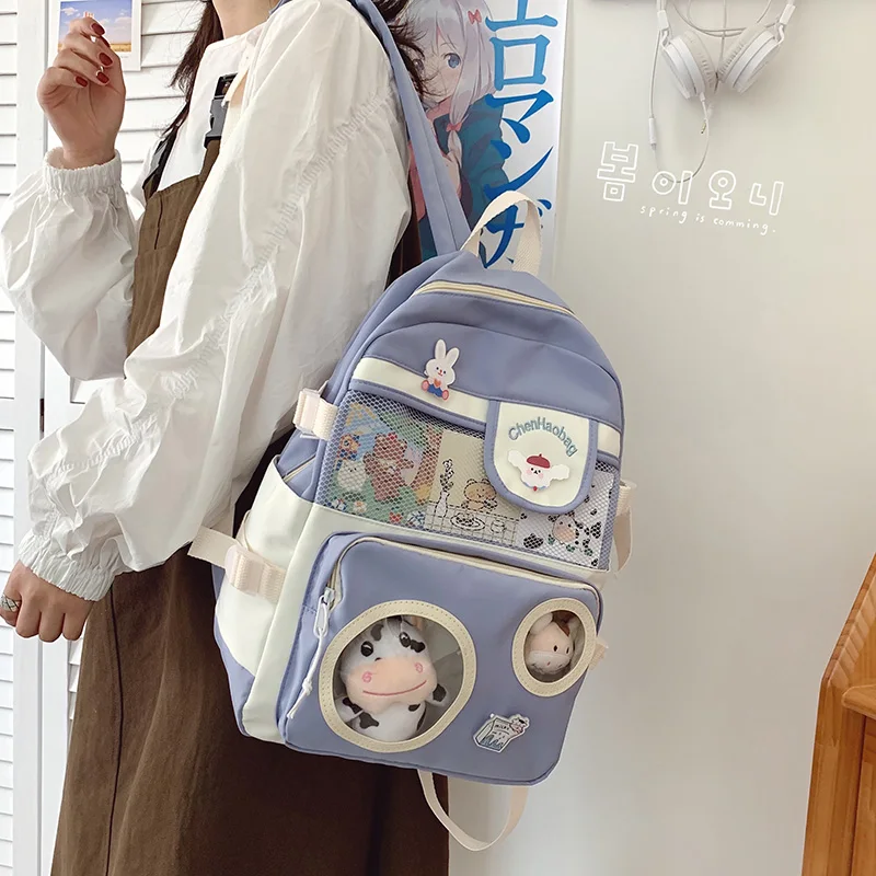 

Elementary Cute Backpacks for Women Children's Waterproof School Bags for Teenagers Female Travel Backpacks Ladies Ruckpack 2021