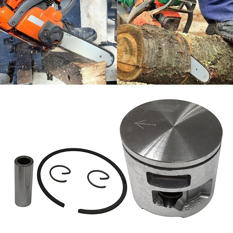 

47MM Piston & Piston Ring Kit Compatible with Husqvarnas 455 455 Rancher 455e 460 Jonsered CS2255 Chainsaw Replacement Part